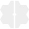 Ekena Millwork Daisy Architectural Grade PVC Contemporary Ceiling Medallion, Two Piece, 40"OD x 3"ID x 14"C x 1"P CMP40DY2-03000 - alternate 4